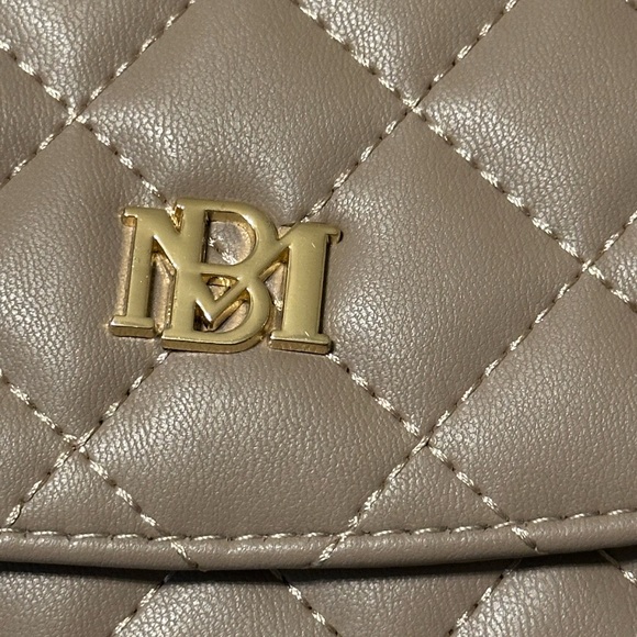 Badgley Mischka Brown Quilted Wallet - Picture 2 of 10